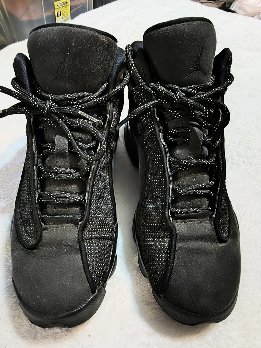 Nike Air Jordan 13 Retro Black Cat Youth Shoes Size 5.5Y